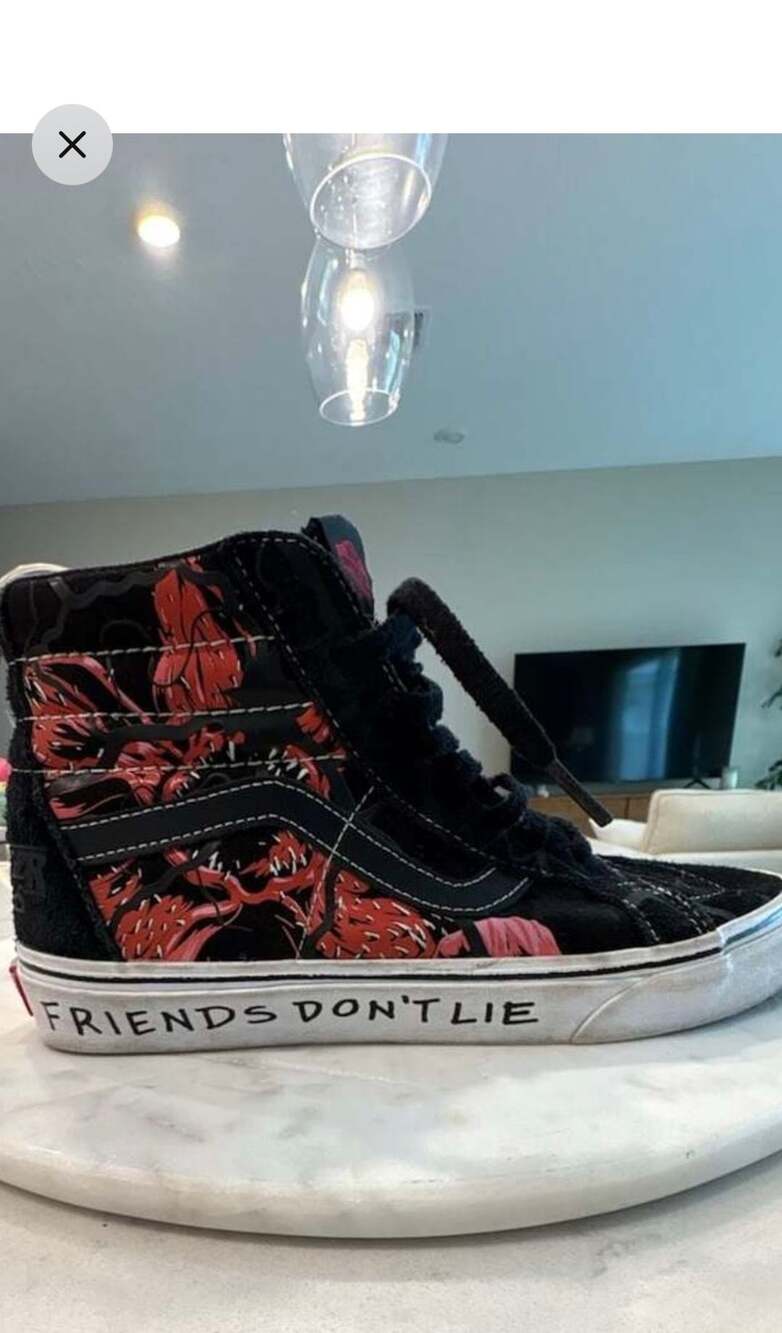 Vans x Stranger Things Sk8-Hi Reissue 'Friends Don't Lie' High Top Sneakers